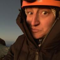 My "holy shit that sunrise is amazing and I’m at 15,500 feet!" face.